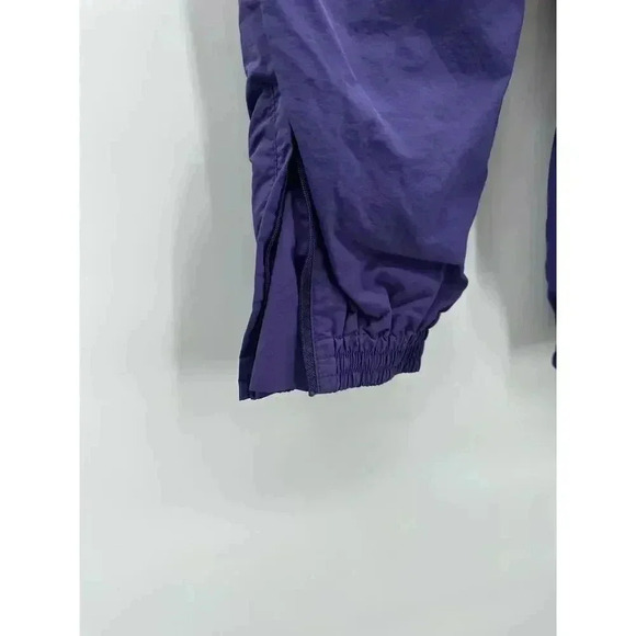 Diadora MVB Men's Track Pant Purple Retro‎ Mesh Lined Ankle Zip Pull On Size M - Picture 5 of 7
